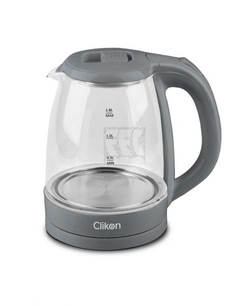 CLIKON GLASS KETTLE 1.8LTR 1500W CK5168