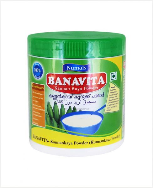 NUMALS BANAVITA KANNAN KAYA POWDER 400GM