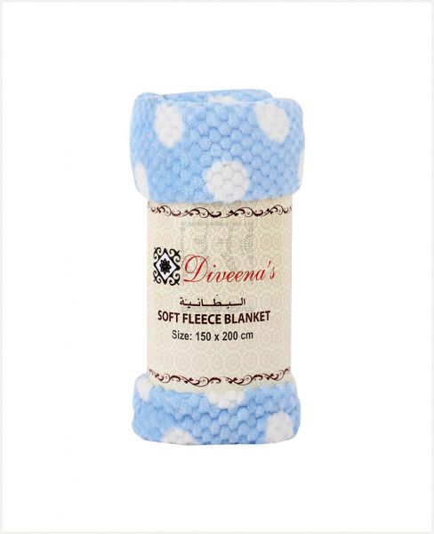 DIVEENA'S SOFT (WAFFLES) FLEECE BLANKET 150X200CM HO02893
