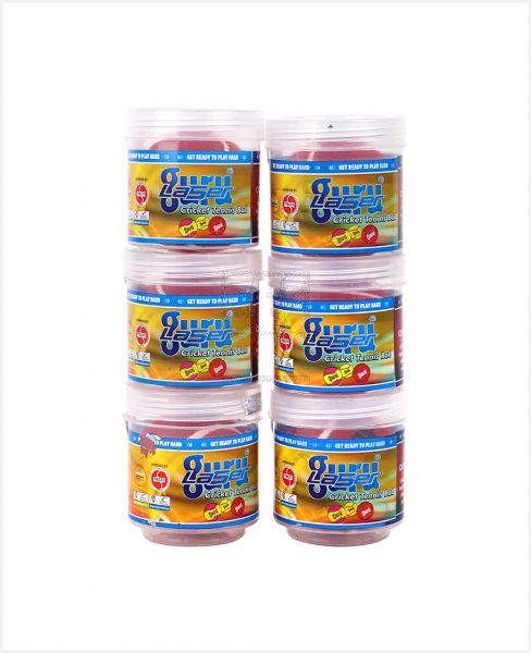 GURU LASER CRICKET TENNIS BALL ASSORTED 6PCS
