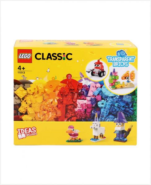 LEGO CLASSIC TRANSPARENT BRICKS NO.11013