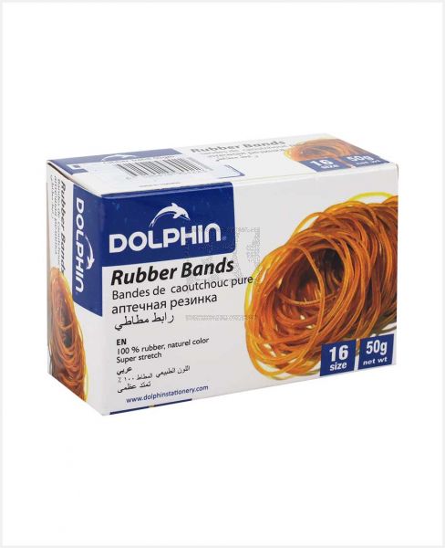 DOLPHIN RUBBER BAND SIZE 16 50GM