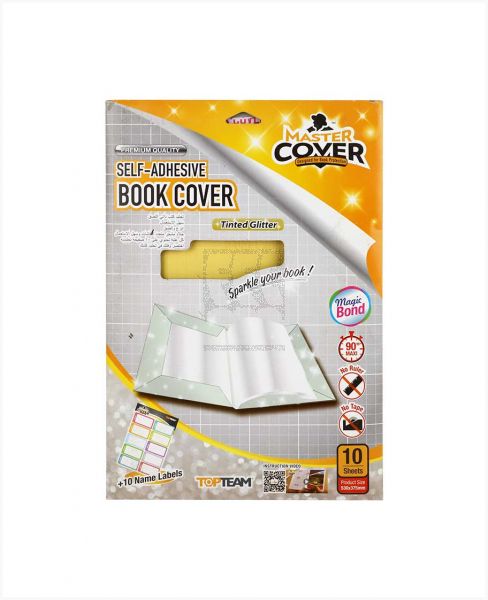 MASTER COVER SELF ADHESIVE BOOK COVER TINTED GLITTER 11076