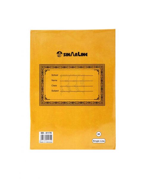SINARLINE RULING NOTEBOOK 60 SHEETS #EB-01170