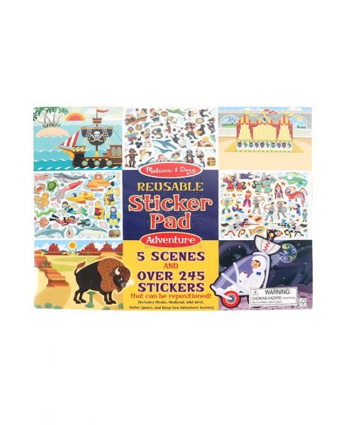 MELISSA & DOUG REUSABLE STICKER PAD ADVENTURE 9115