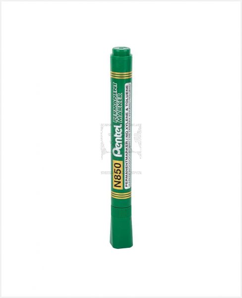 PENTEL MEDIUM BULLET POINT PERMANENT MARKER GREEN N850-DE