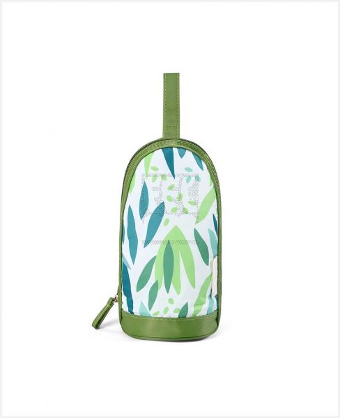 LITTLE STORY BTS3 INSULATD BOTTLE BAG GRN TROPICL LS_IBB_GRT