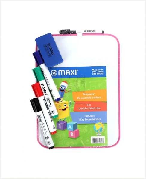MAXI A4 WHITE BOARD D.SIDE+WB MARKER 4S+WB ERASER MB2S2021-1