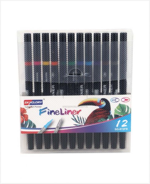 SKYGLORY FINELINER 12PCS SG-872FB