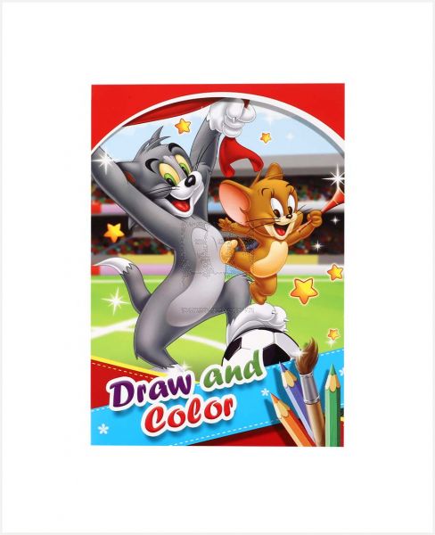DRAWING & COLORING BOOK 12PAGES B5-1063