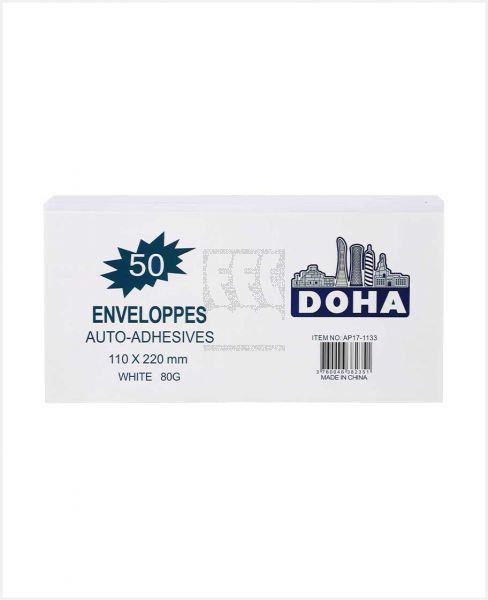 DOHA ENVELOP NORMAL 80GM 110X220MM 50S 17-1133