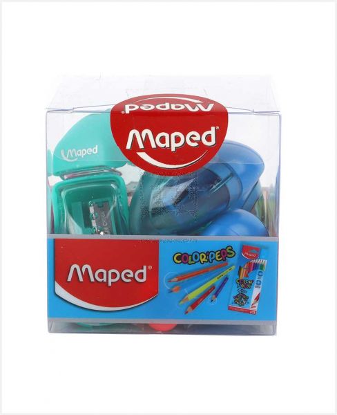 MAPED BT-SHARPENERS ASSORTED 8PCS MDP-VP-062