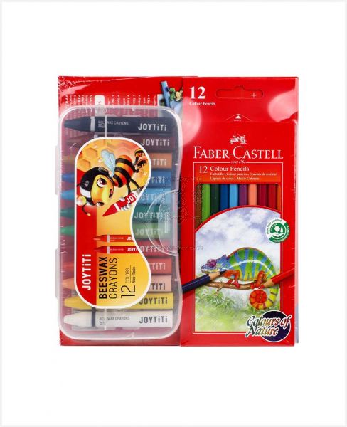 FABER-CASTELL CONNECTOR COLOR PEN 20S+COL.PENCIL 12S+OIL PASTEL 12S MB2S1773