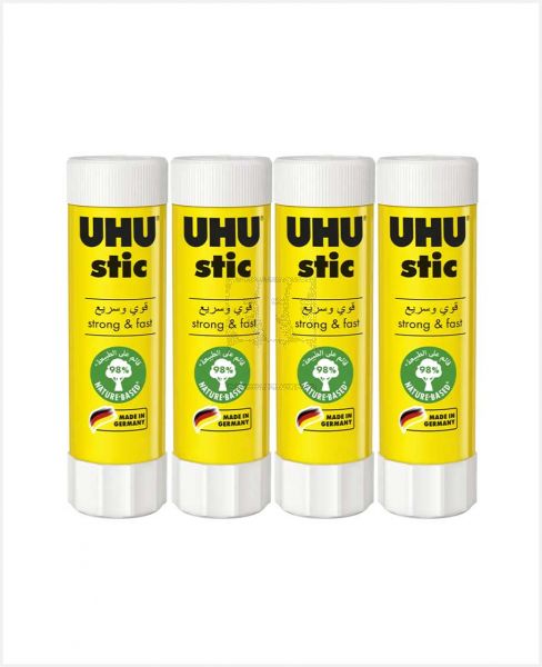 UHU GLUE STICK 4PCS 40GM UH4X40G