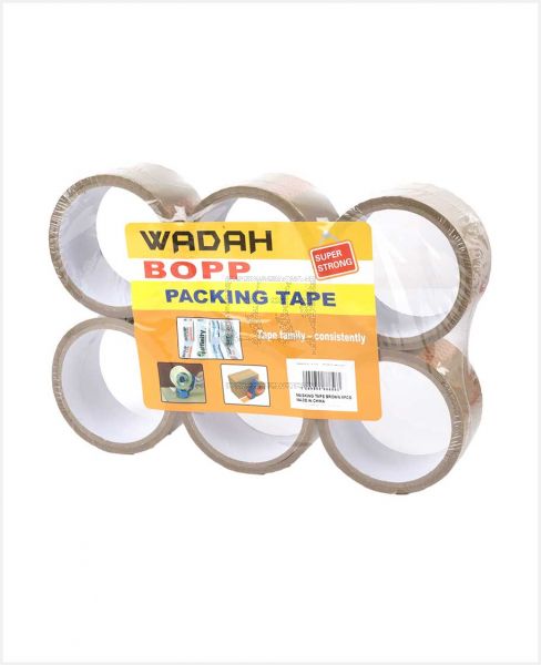 WTC MASKING TAPE BROWN 6PCS WTC-7168