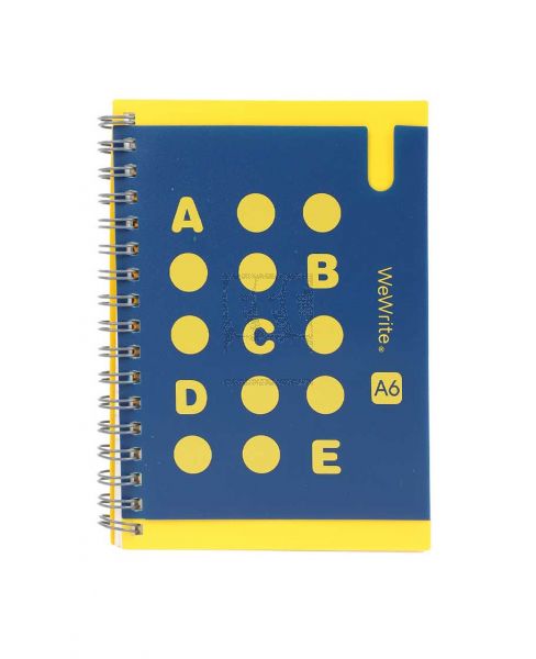 FOLDERMATE SUBJECT NOTEBOOK WITH PEN SLOT A6 70 SHEET BOX 12 FE-4278-A