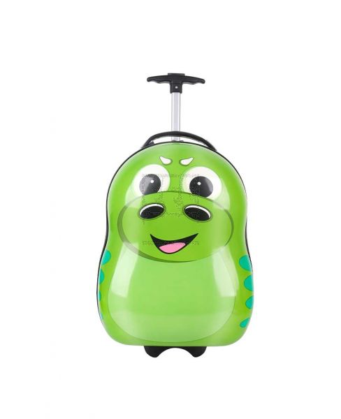 KIDS TROLLEY BAG GREEN 16 INCH A3-4