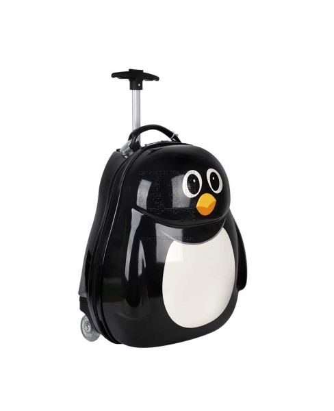 KIDS TROLLEY BAG BLACK 16 INCH A3-3