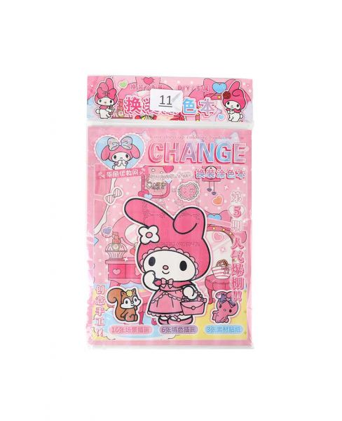 COLORING BOOK WITH STICKER 10X8INCH ZC-TT47