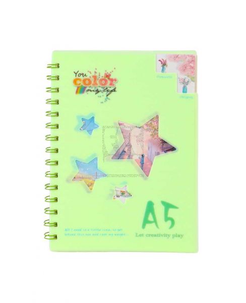 FANCY SPIRAL NOTE BOOK A5 25100