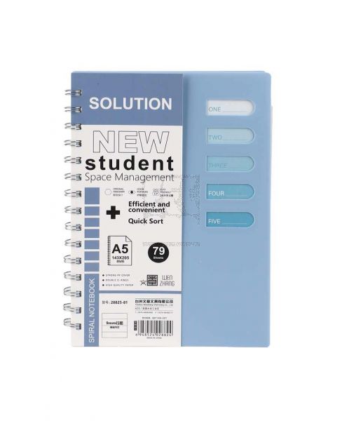 FANCY SPIRAL NOTE BOOK A5 28825