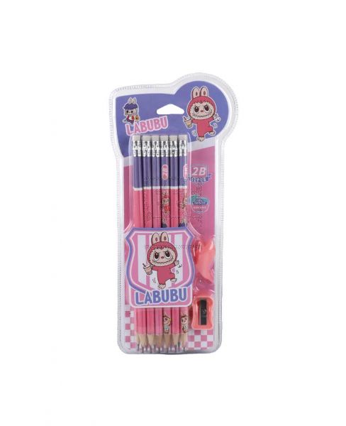 LABUBU PENCIL SHARPENER SET 12PCS KT-120