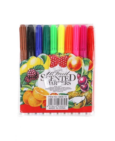 SCENTED MARKER COLOR PEN 10PCS S808-10