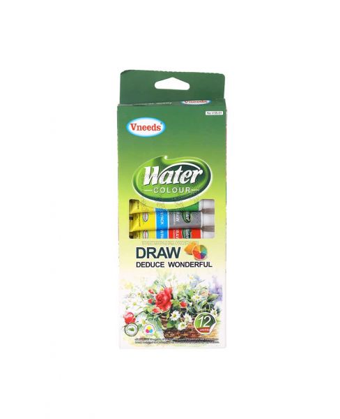 VNEEDS WATER COLOUR TUBE 12PCS V0501