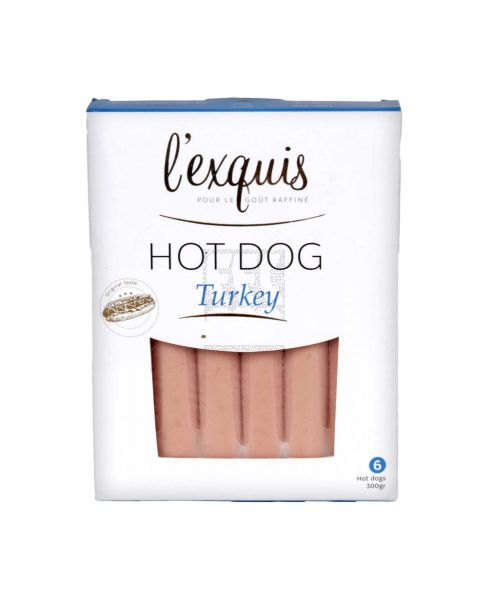 LEXQUIS TURKEY HOTDOG 300GM
