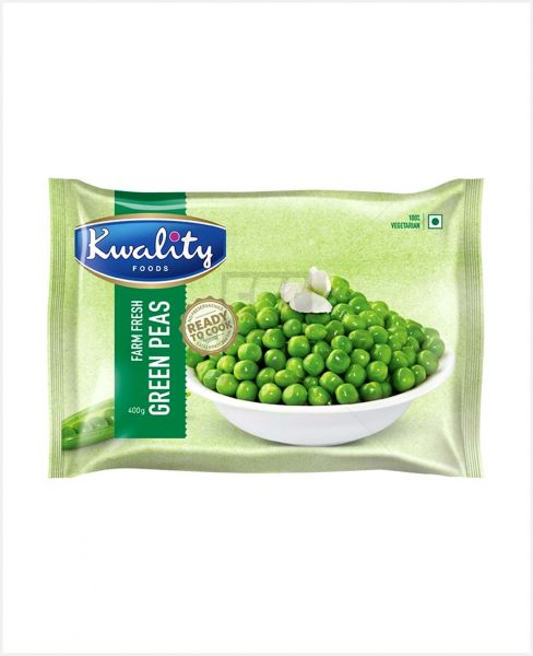 KWALITY GREEN PEAS 400GM