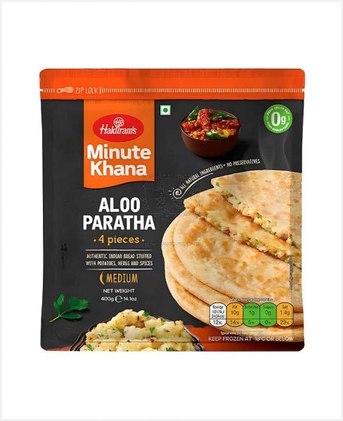 HALDIRAM'S FROZEN ALOO PARATHA 400GM