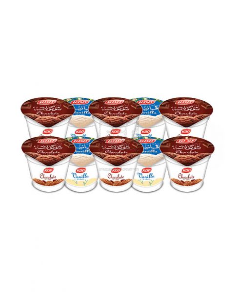 KDD ICE CREAM CUP 10PCSX100ML ASSORTED
