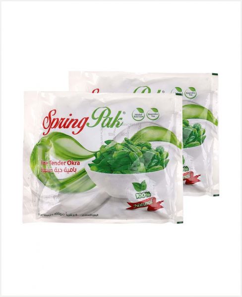 SPRING PAK OKRA ZERO 2X400GM PROMO
