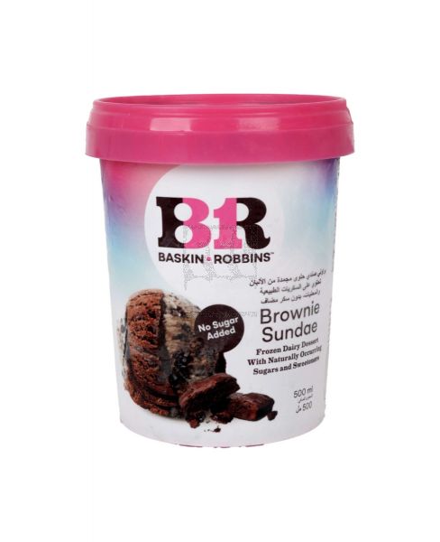 BASKIN ROBBINS BROWNIE SUNDAE 500ML