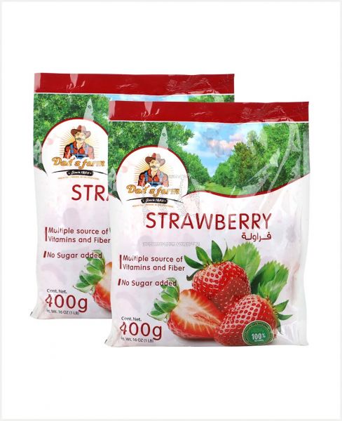 DAD'S FARM STRAWBERRY 2 X 400GM