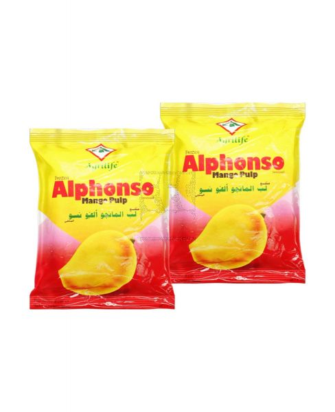 AGRILIFE FROZEN ALPHONSO MANGO PULP 2X1KG