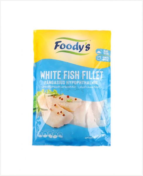 FOODY'S WHITE FISH FILLET PANGASIUS 1KG
