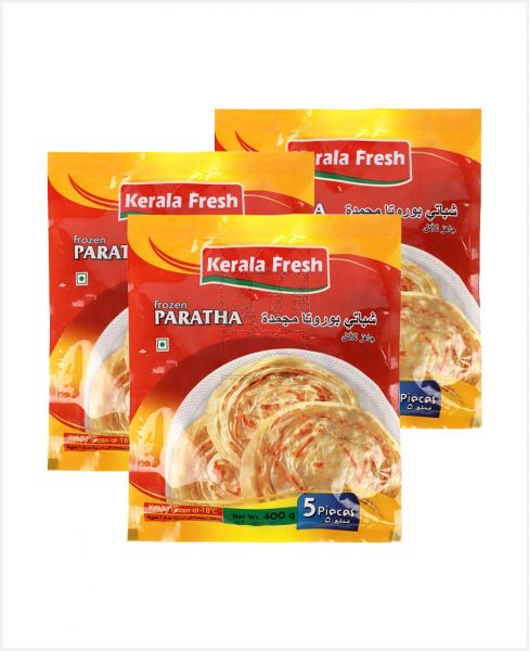 KERALA FRESH FROZEN PARATHA 5PCS 3X400GM