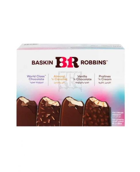 BASKIN ROBBINS MULTIPACK ICE CREAM STICKS 4X65ML