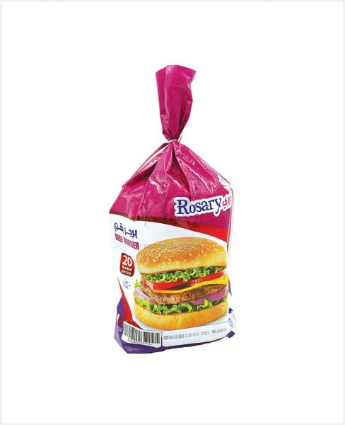 ROSARY BEEF BURGER 20PCS 1KG