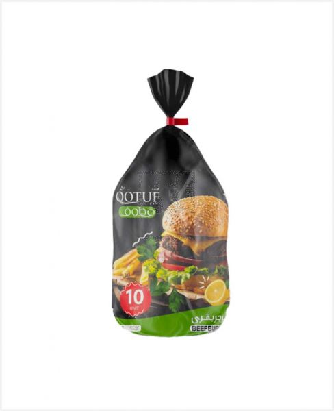 QOTUF BEEF BURGER JUMBO 10PCS 1000GM