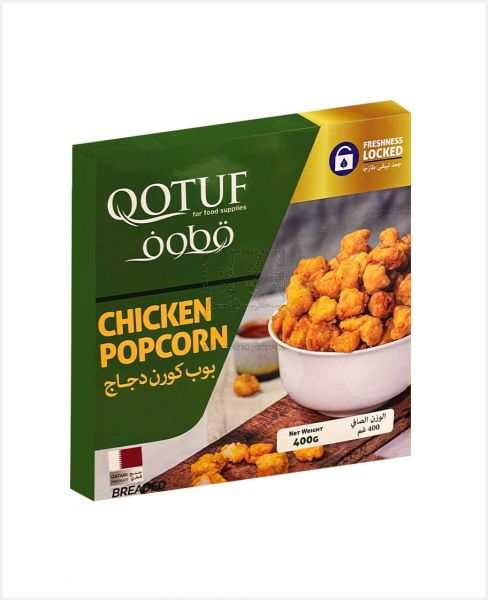 QOTUF BREADED CHICKEN POPCORN 400GM