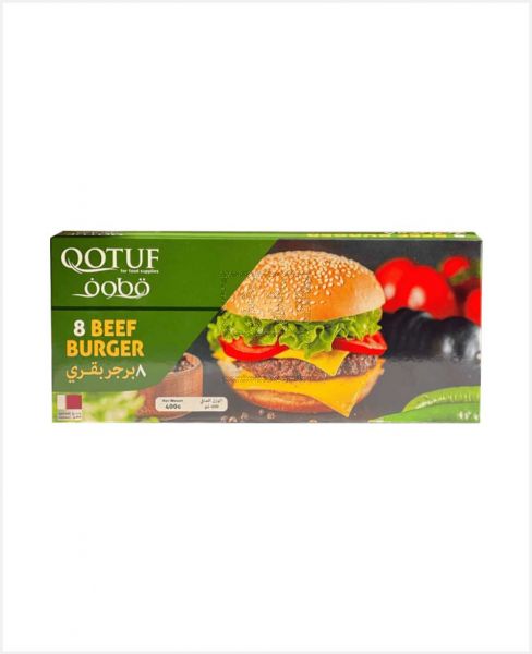 QOTUF 8 BEEF BURGER 400GM