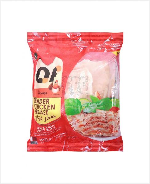 QF PREMIUM TENDER CHICKEN BREAST 1KG