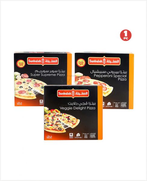 SUNBULAH PIZZA ASSORTED 420GM @S.OFFER