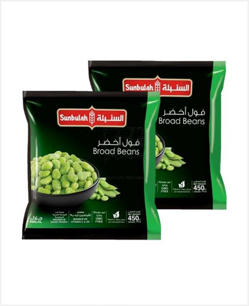 SUNBULAH BROAD BEANS 2X450GM @S.OFFER