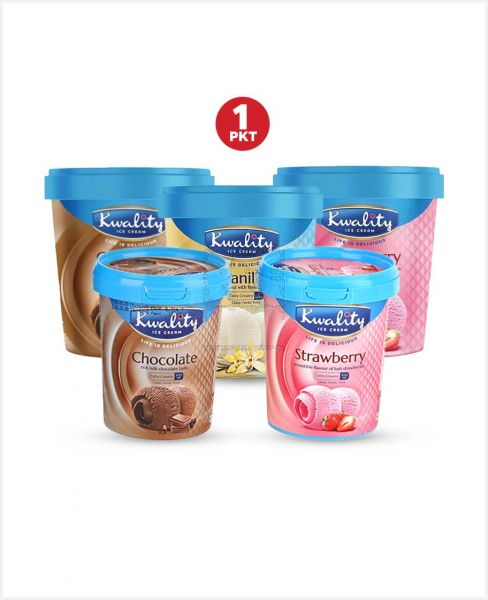 KWALITY ICE CREAM 1LTR+500ML @S.OFFER