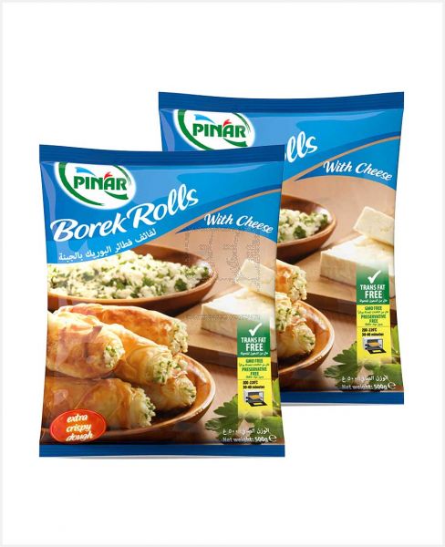 PINAR BOREK ROLLS WITH CHEESE 2X500GM PROMO