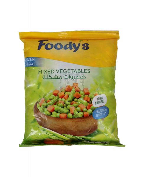 FOODY'S FROZEN MIXED VEGETABLES 400GM