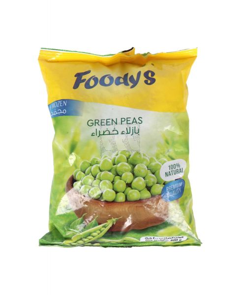 FOODY'S FROZEN GREEN PEAS 400GM